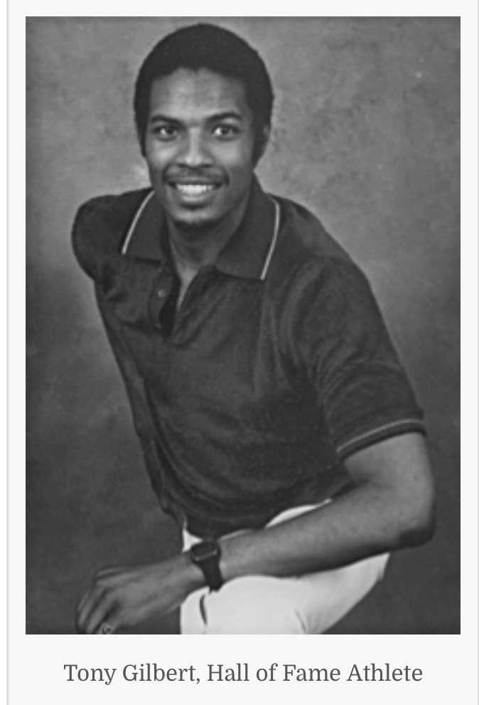 Tony Gilbert, Hall of Fame athlete